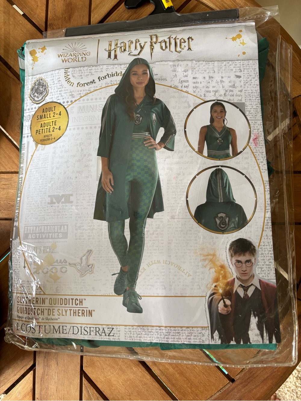 NWT Harry Potter Wizard World Halloween Costume Adult Small 2-4 Top Legging Robe